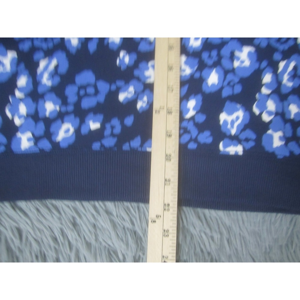 Talbots Shirt Womens Petite Small Floral Design Print Long Sleeve Crew Neck Top - Picture 7 of 8